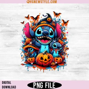 Disney Stitch Horror Png, Stitch Halloween Png, Instant Download
