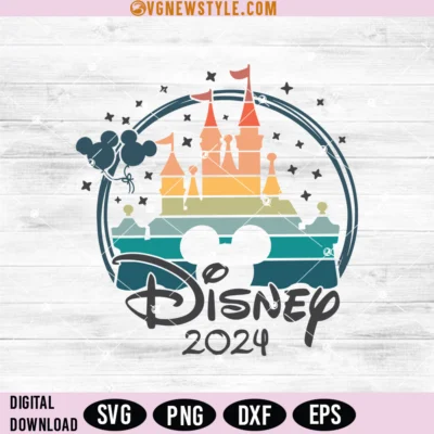 Disneyland 2024 trip Svg Files