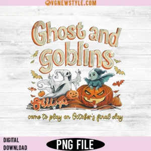 Ghost and Goblins Png, Cute Ghosts Png, Digital Downloads