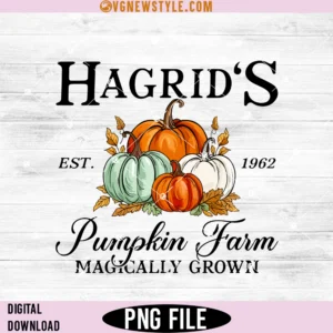 Hagrid's Pumpkin Farm Png, Fall Png, Digital Downloads