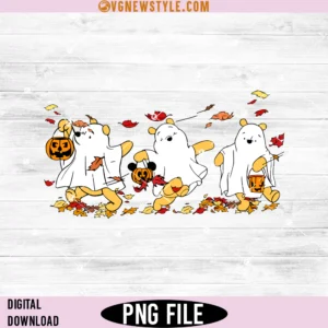 Halloween Pooh Bear Ghost Png