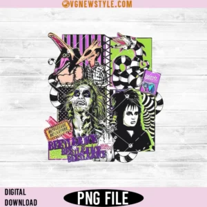 Halloween Sandworm Beet Striped Png, Horror Characters Png, Instant Download