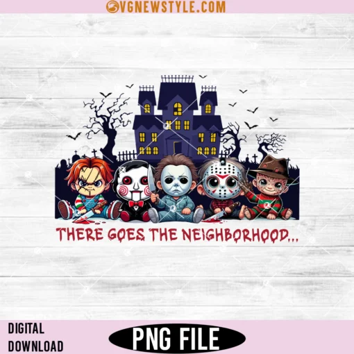 Horror Friends Halloween Png Sublimation