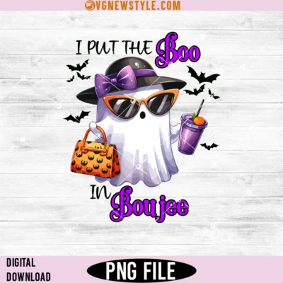 I Put The Boo In Boujee Ghost Png