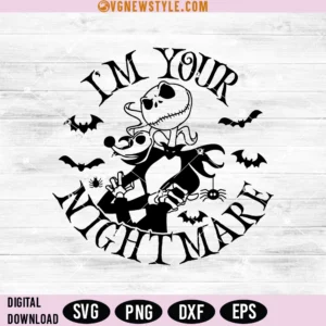 Im Your Nightmare svg Png