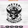 Motorcycle Skull Svg