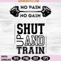 No Pain No Gain Svg Png