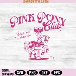 Pink Pony Club SVG