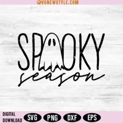 Spooky Season Silhouette Svg