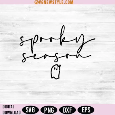 Spooky Season Svg Files, Fall svg, Png, Digital Downloads 4 Spooky Season Svg Files