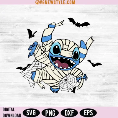 Stitch Mummy Svg