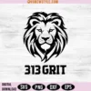 313 Grit football svg