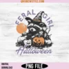 Feral girl Halloween Png Design