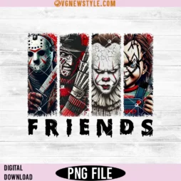 Friends Horror Characters Png Designs