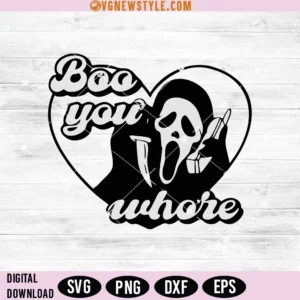 Ghost Face Funny SVG, Scream Movie SVG, Png, Dxf, Eps, Instant Download