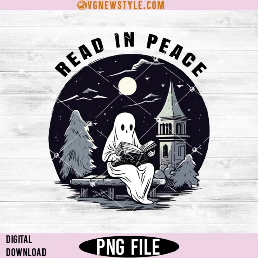 Halloween Ghost Read In Peace Png