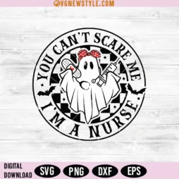 Spooky Nurse Halloween Svg