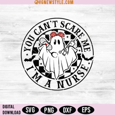 Spooky Nurse Halloween Svg