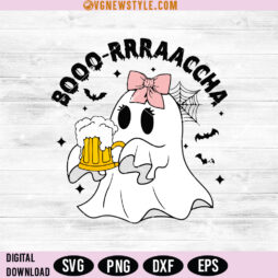 Boo Rracha Halloween Ghost Svg