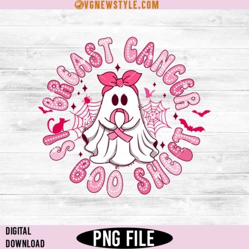 Breast Cancer is Boo Sheet Png