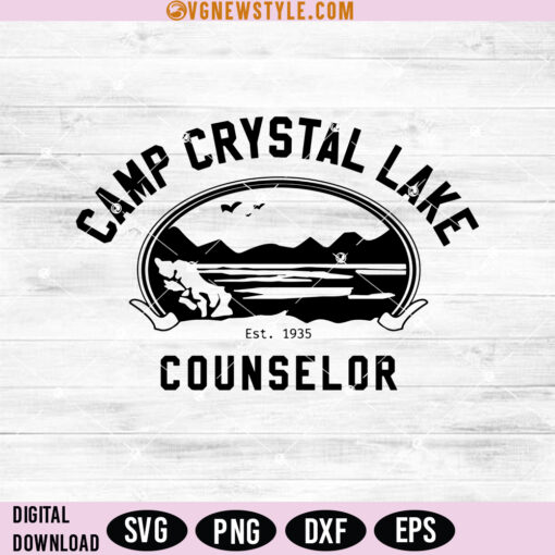 Camp Crystal Lake Counselor Svg