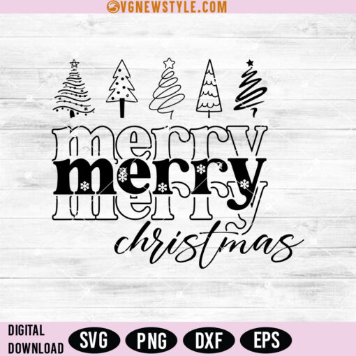 Merry Christmas Svg Cricut Files