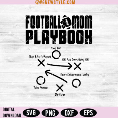 Football Mama Svg