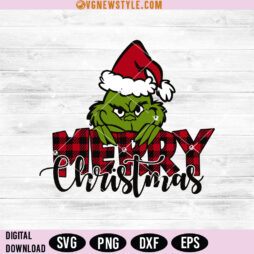 Grinch Merry Christmas Svg Files