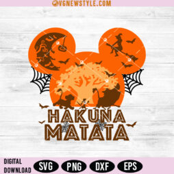 Hakuna Matata Halloween Svg