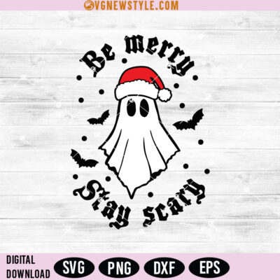 Merry and Scary Christmas SVG