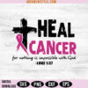 Heal Cancer Svg