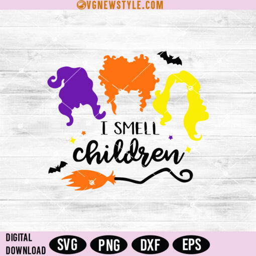 I Smell Children Svg Silhouette