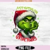 Just Waiting For Christmas Grinch Png