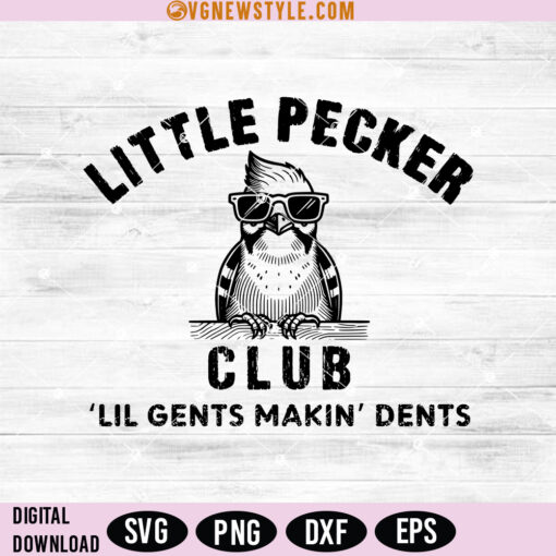 Lil Pecker Club Svg