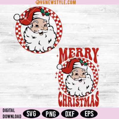 Merry Christmas Santa Svg Bundle