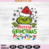 Merry Grinchmas SVG Silhouette