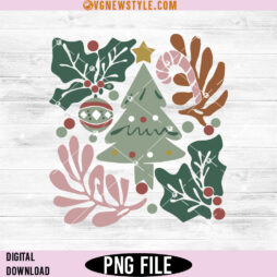 Merry and Bright Sublimation Png