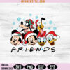 Mouse And Friends Christmas Svg Png