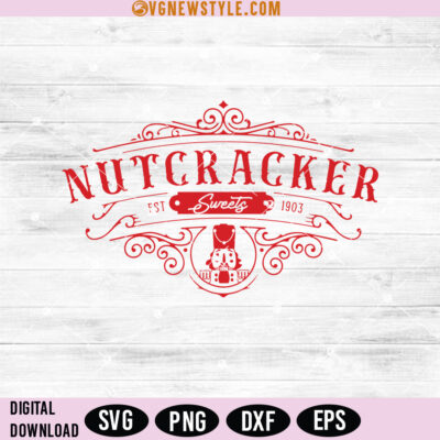 Nutcracker Sweets Since 1903 Cute Christmas Svg