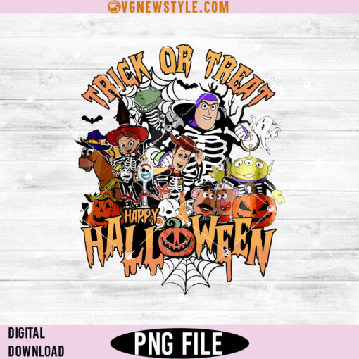 Floral Toy Story Halloween Png