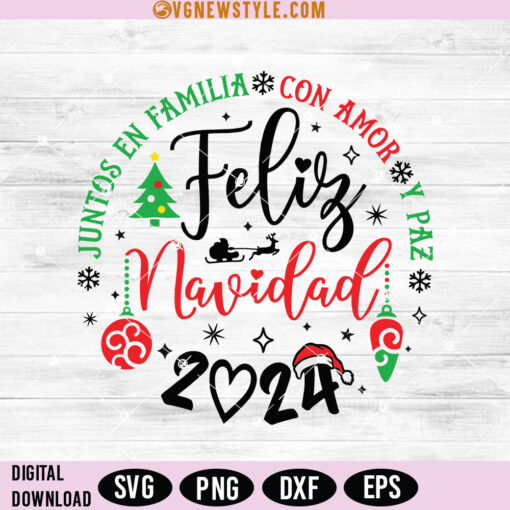 Spanish Christmas Svg