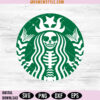 Starbucks Skeleton Svg Files