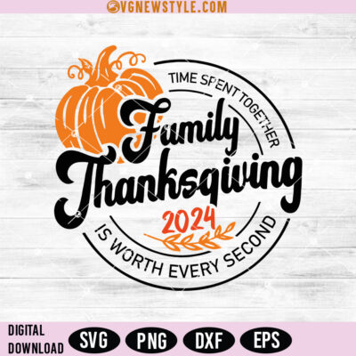 Thanksgiving Family SVG