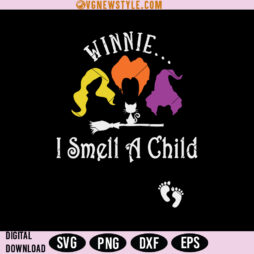 Winnie I Smell a Child SVG Silhouette