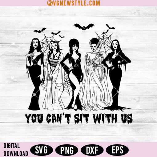 Halloween You Can Sit With Us Svg