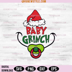 Baby Grinch Svg