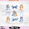 Bluey Coquette Bows Png