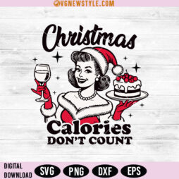 Christmas Calories Don't Count Svg