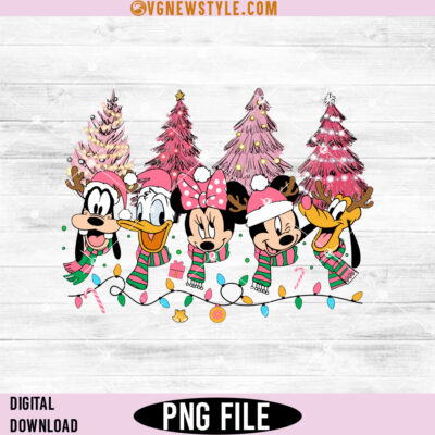 Disney Mickey And Friends Christmas Png