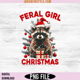 Feral Girl Christmas Png